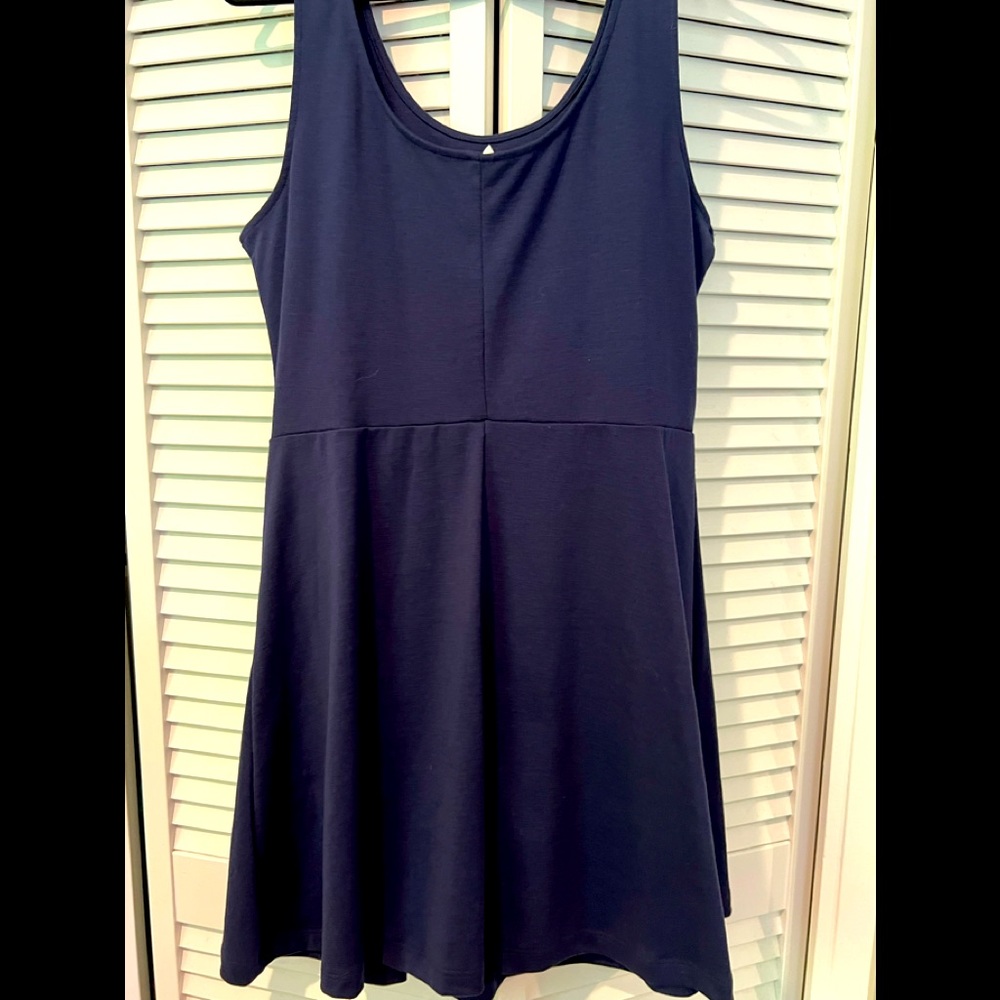 A-Line Old Navy Dress, Navy Color XL